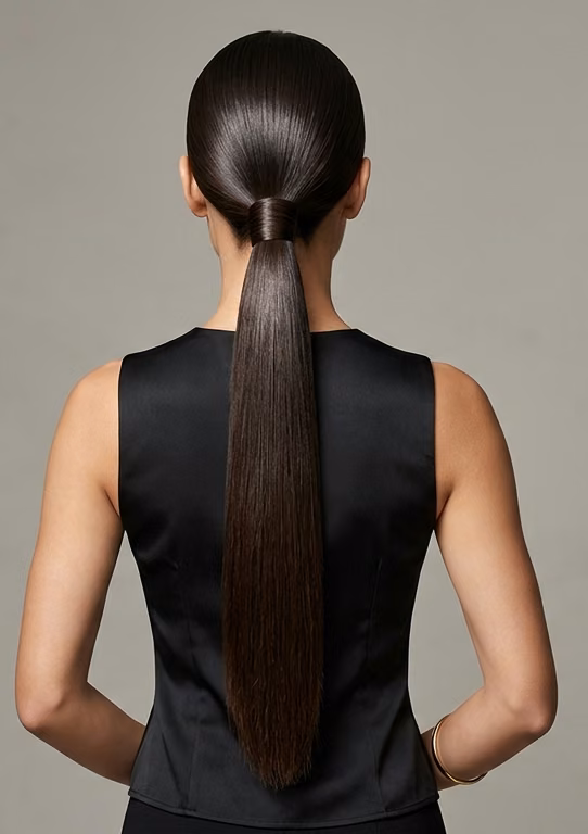 Low ponytail