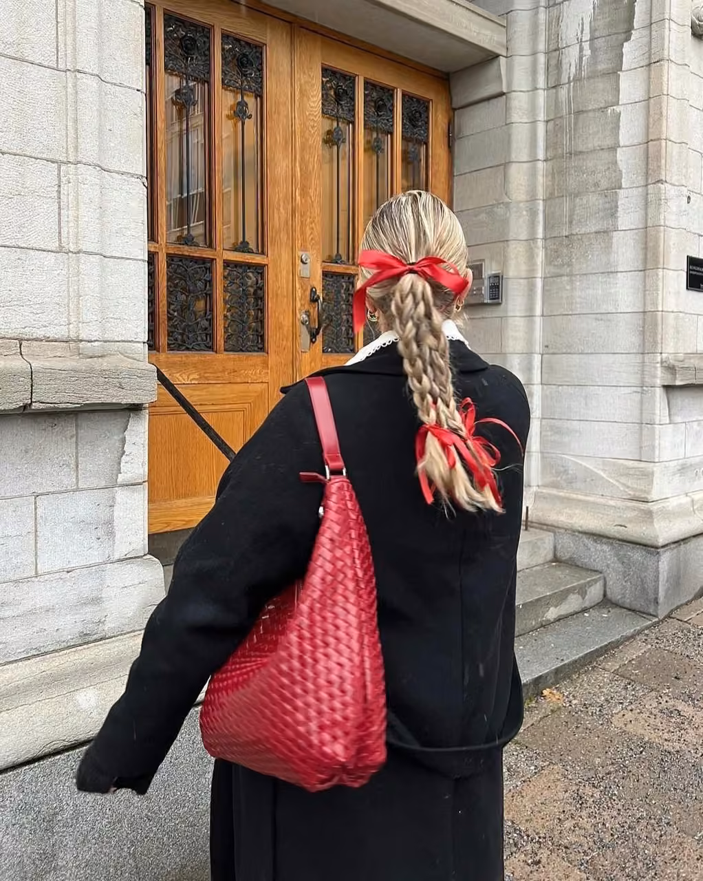Ribbon hairstyles