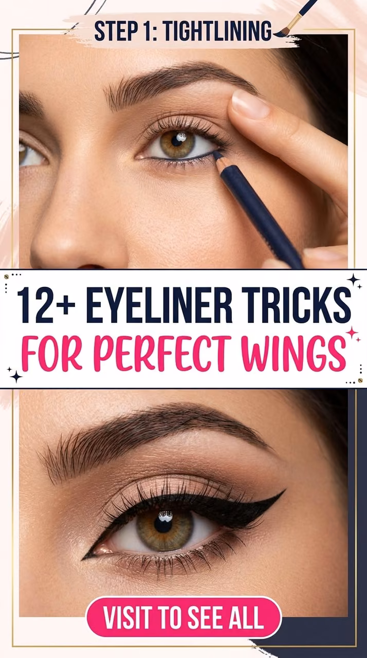 Winged eyeliner