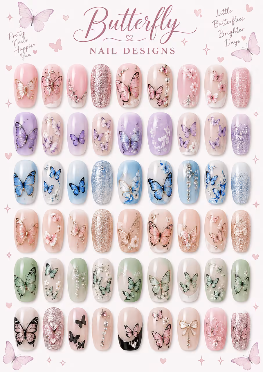 Butterfly nails
