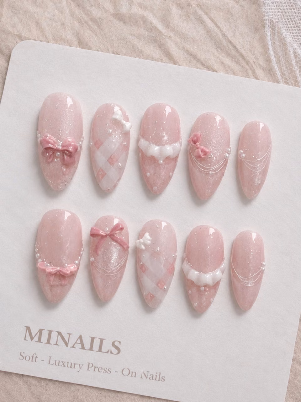 Coquette nails