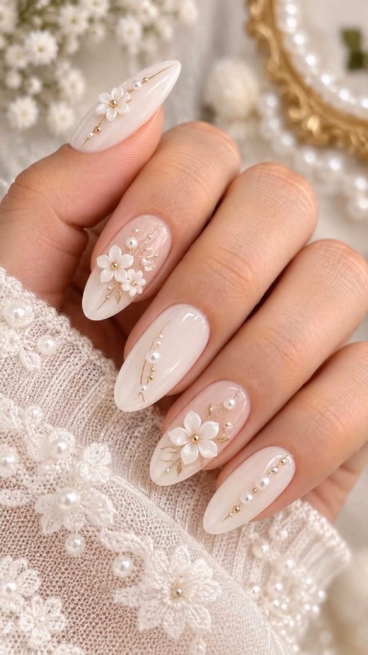 White nails