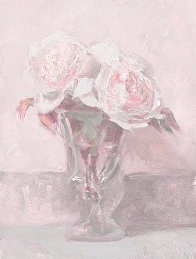 Soft pink painting
