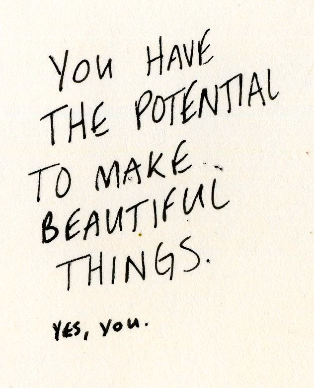 Handwritten quotes