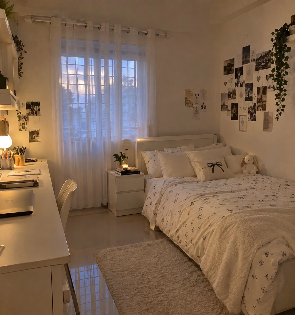 Clean girl room