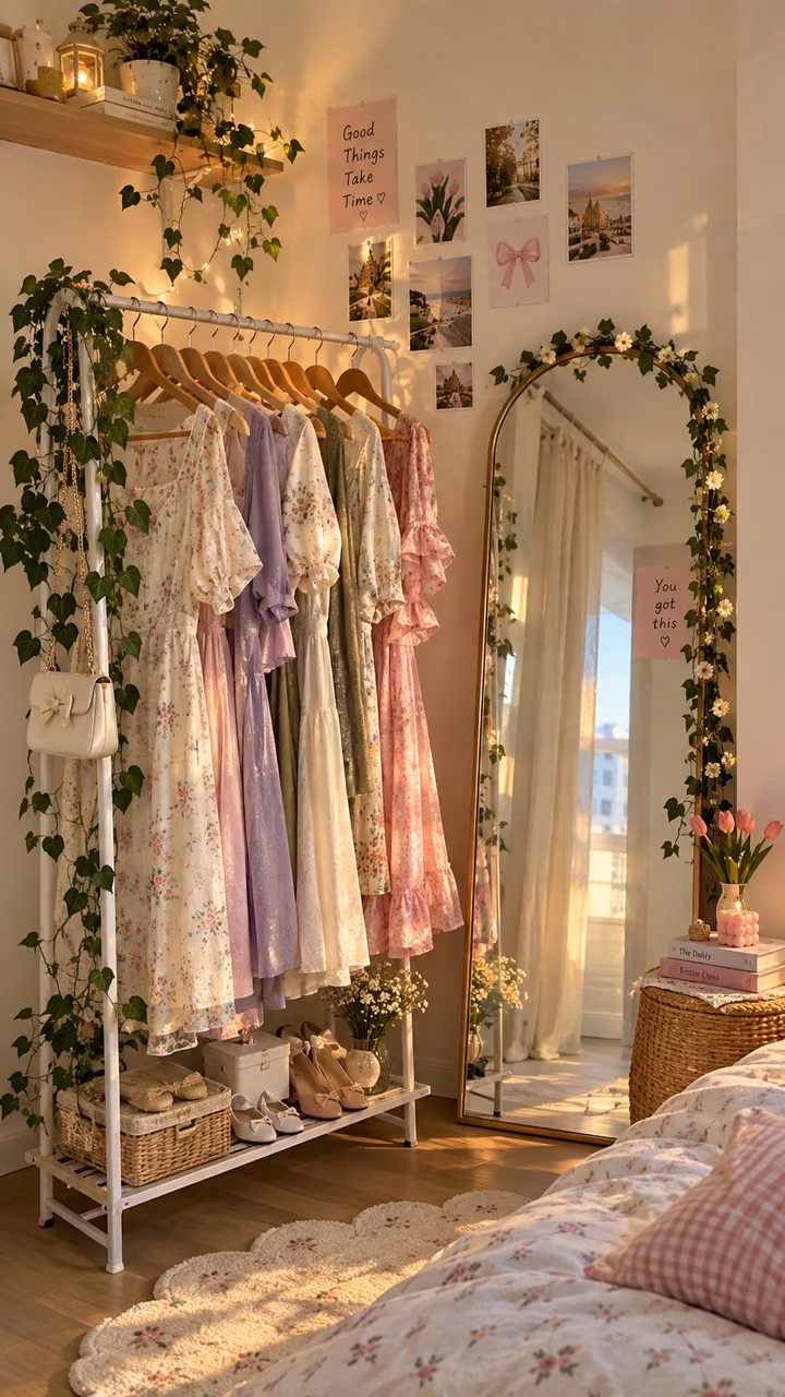 Soft girl closet