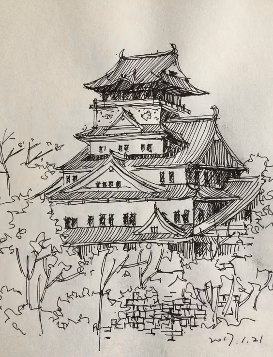 Ink sketches