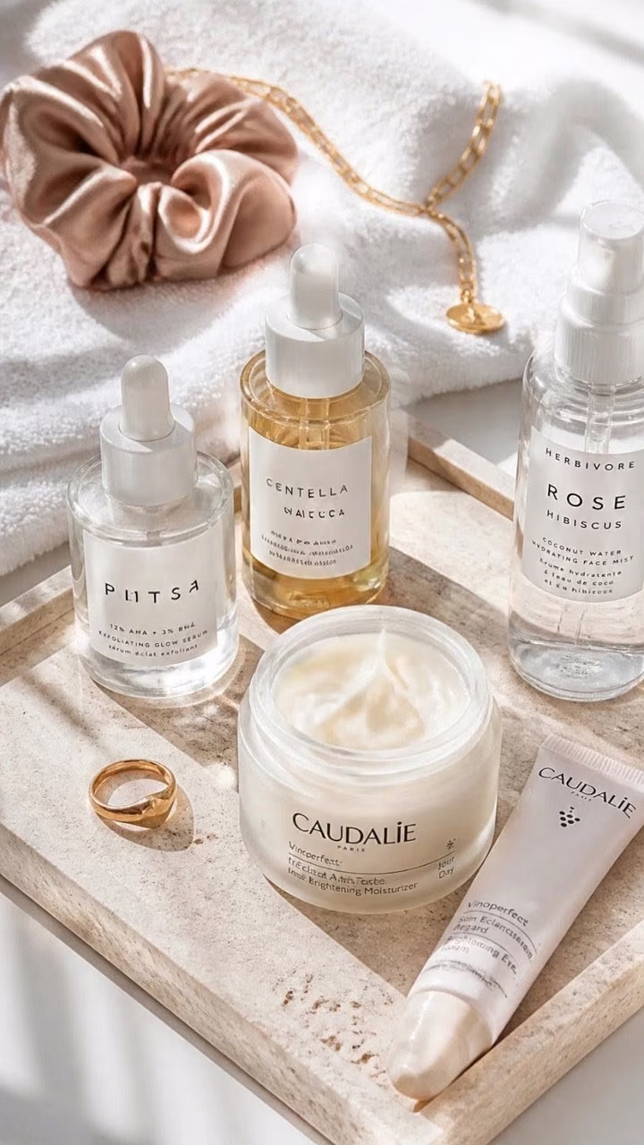 Budget skincare aesthetic