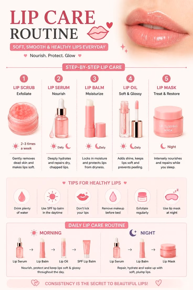 Lip care routine