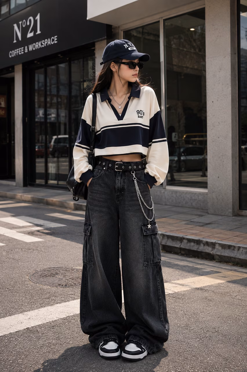 Girl street fashion