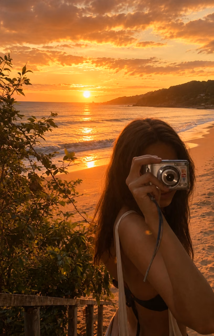Golden hour summer