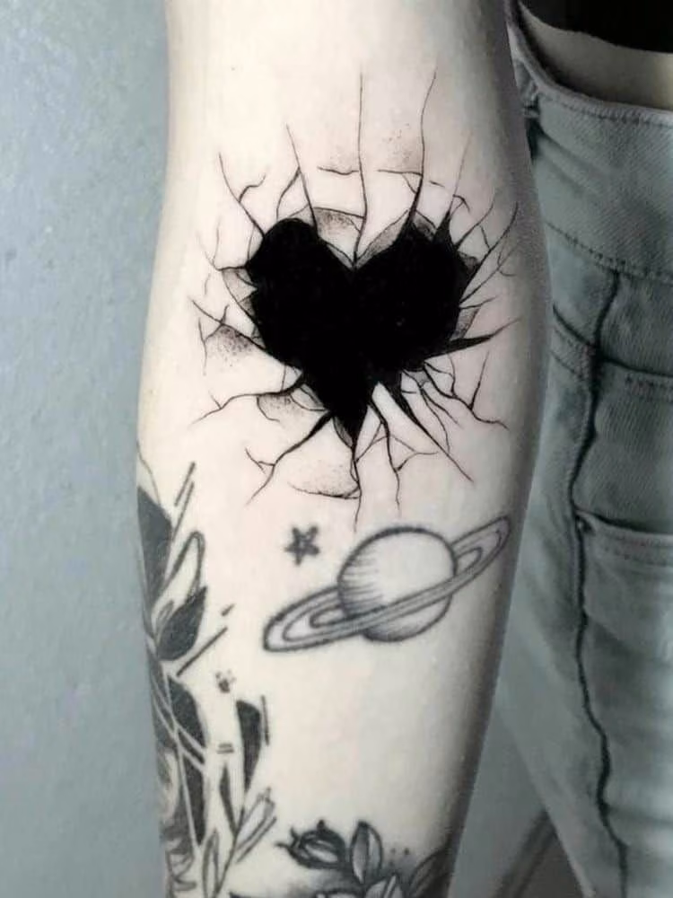 Heart tattoos