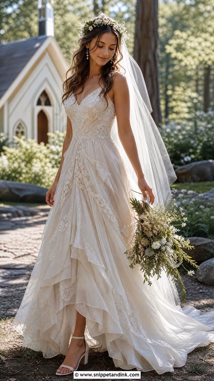 Soft wedding dresses