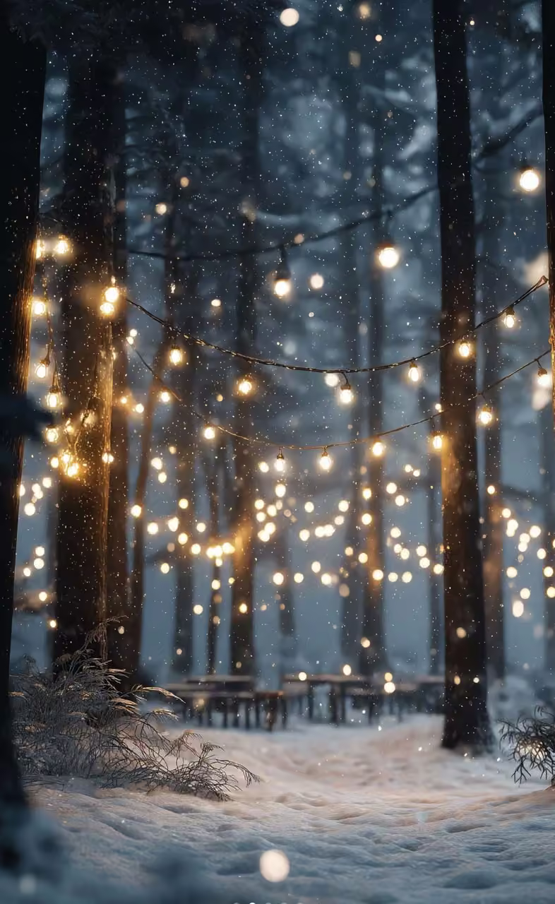 Soft winter lights