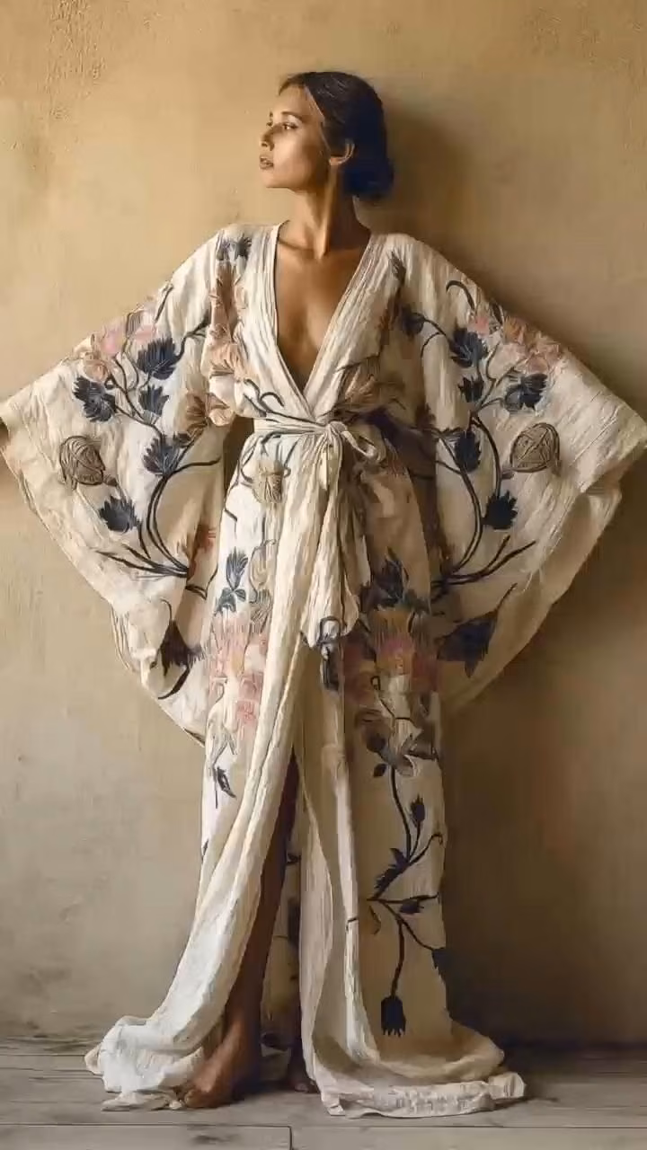 Kimono style robes